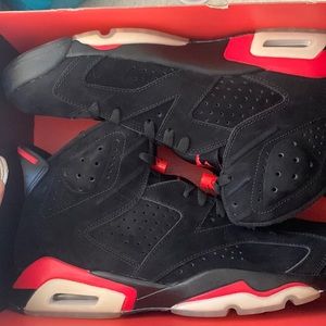 Air Jordan 6s  1 half of the infrared pack